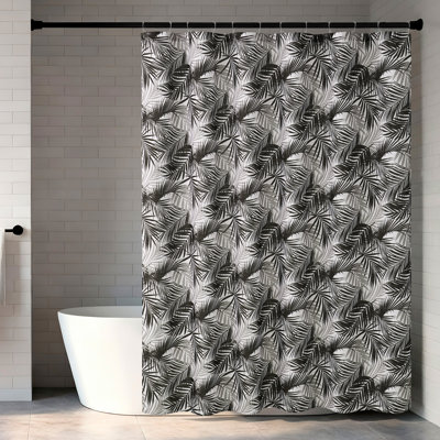 Ensemble de rideau de douche et crochets 70 "x 72"