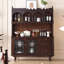 Buffet en bois de noyer massif-293817980