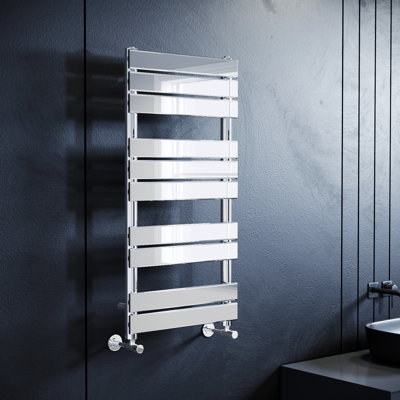 Penstemon Flat Panel Towel Rail Towel Warmer