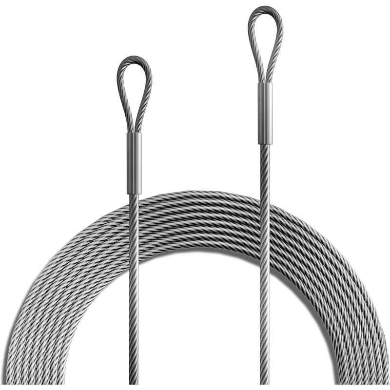 Amgo Wire Cable Ropes Hardware Kits for Rectangle/Square Sun Shade Sail Canopy