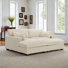4-Piece Flannel Sectional Sofa