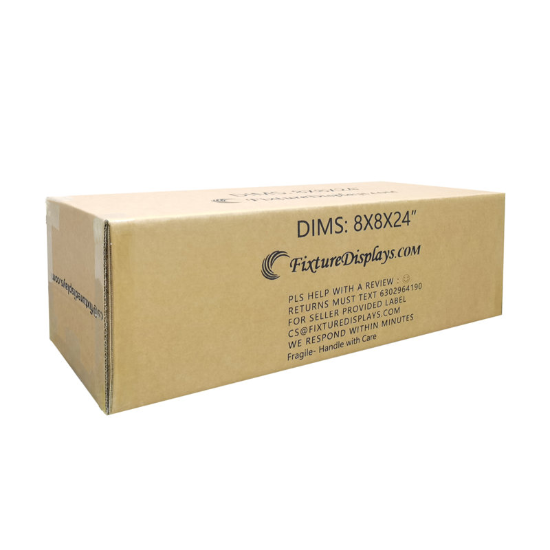 20 Pack Printed Shipping Boxes, Full Overlap Flaps, Singlewall B Flute Cardboard Box For Shipping, Mailing, Packaging And Storage