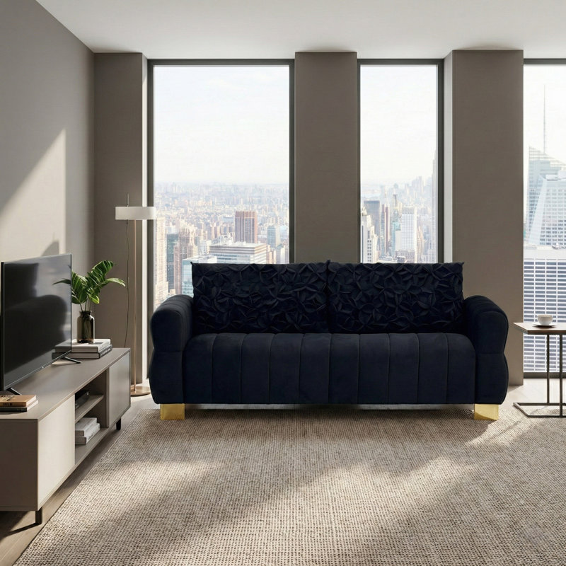 (Canapé - Huabanzhen Niunairongh7322-38), Black