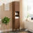 Render Tall Narrow Bathroom Storage Cabinet In Oak-101179014