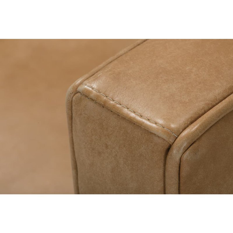 Rothko Genuine Leather Swivel Armchair, Butterscotch (KL217-21)