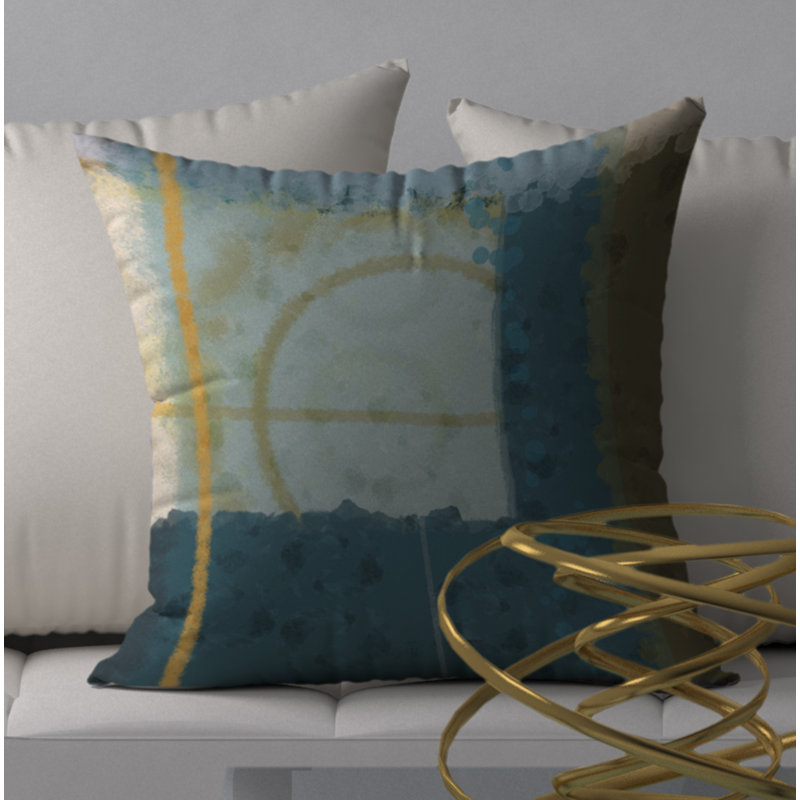 Housse de coussin carrée décorative fiable drool, 20 po x 20 po