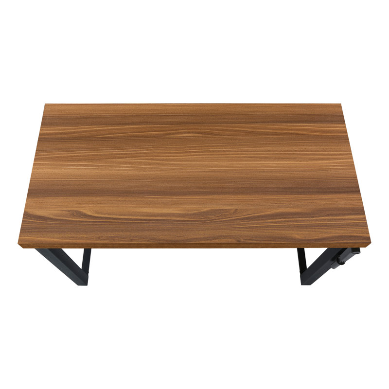 Bureau d'ordinateur, Noyer / noir