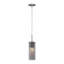 Luminaire suspendu cylindrique à 1 lumière avec accents en cristal Hustle