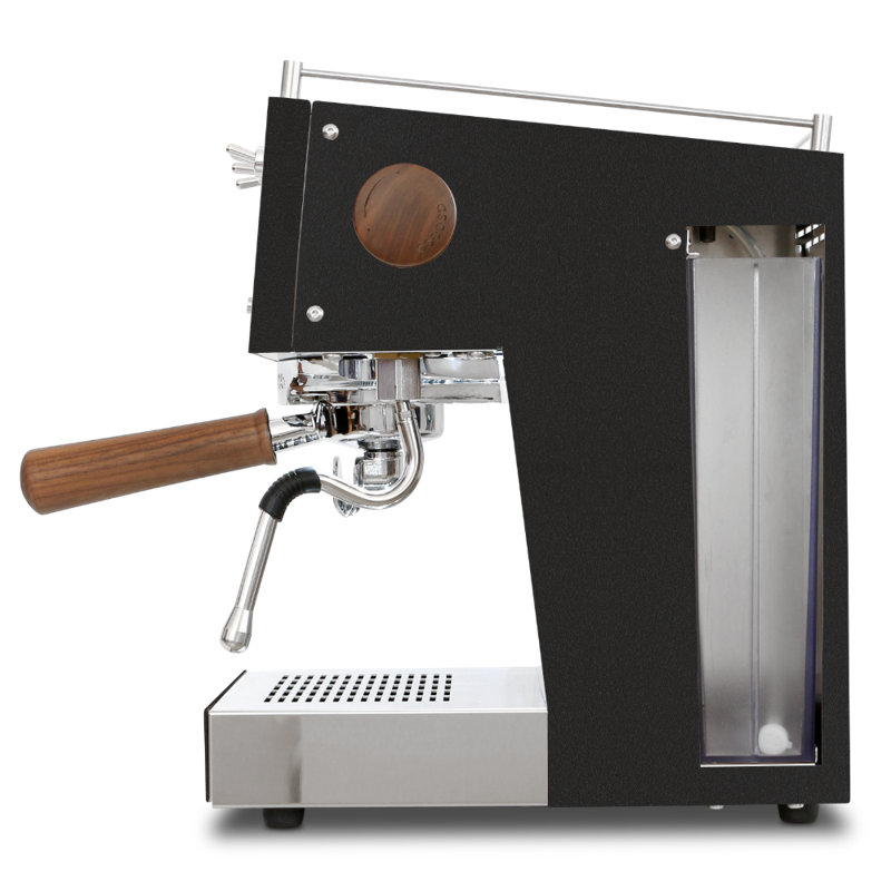 Machine à espresso Thermoblock simple avec mousseur manuel manuel 120V (UNO110) Ascasis, Noir mat