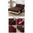 Red Brown Comforter Set Queen Boho Striped 7 Piece Bed in a Bag