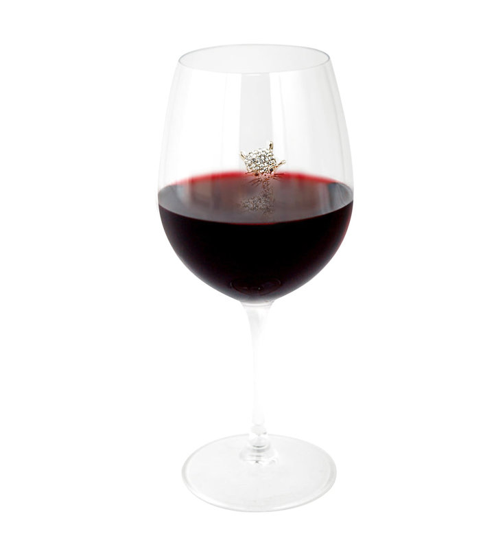 Verre à vin 18 oz, Chat doré