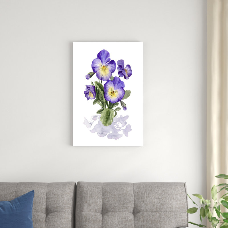 Viola Pansies I, H 30 po x l 20 po
