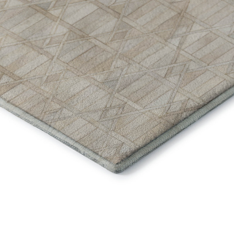  Tapis de qualité supérieure lavable à la machine Jaylia AMF99, Rectangulaire 3 pi x 5 pi