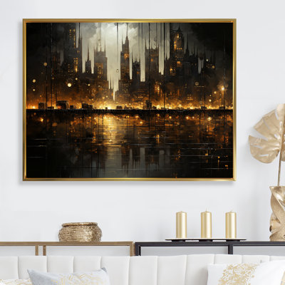 Nyc Cityscape Night Noir I