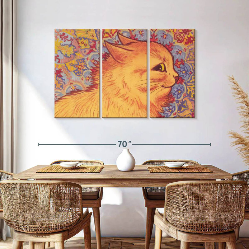 Brampt Cat Profile, 36" H x 57" W