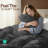 Utopia Bedding Comforter Duvet Insert, Quilted Comforter with Corner Tabs, Box Stitched Down Alternative Comforters Over Size King (Grey)-136115325-136115313