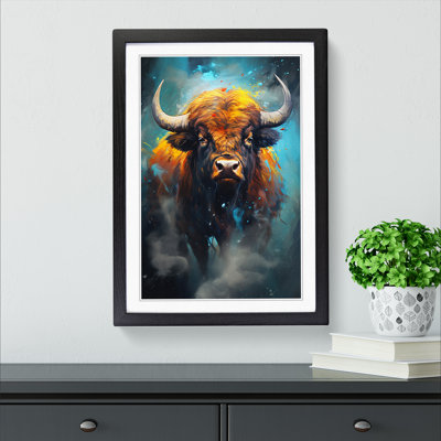 Buffalo Digital - Single Picture Frame Print on Wood