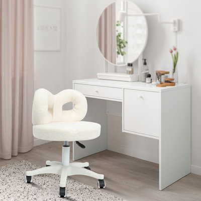 Manthey Backed Adjustable Height Ergonomic Industrial Stool
