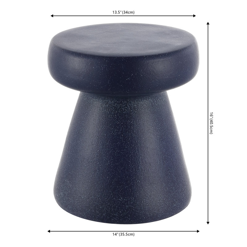 Simmons Top End Table, Speckled Navy