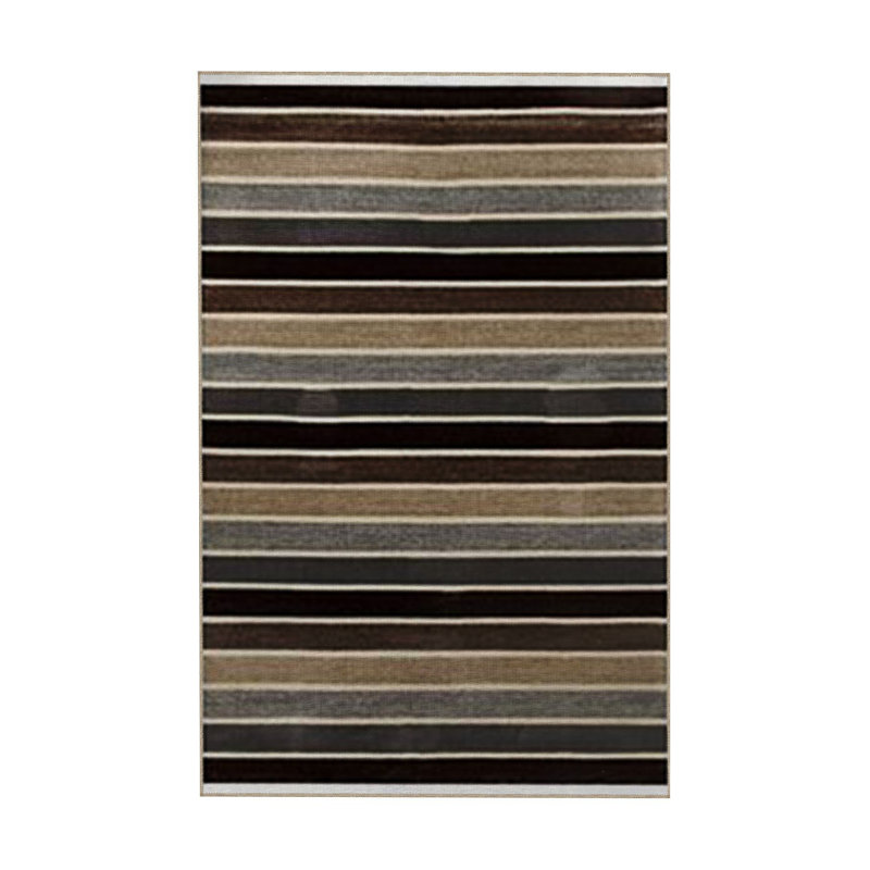 Multi Color Geometric Pattern Decorative Machine Washable Area Rug, Rectangle 4'7" x 6'7"
