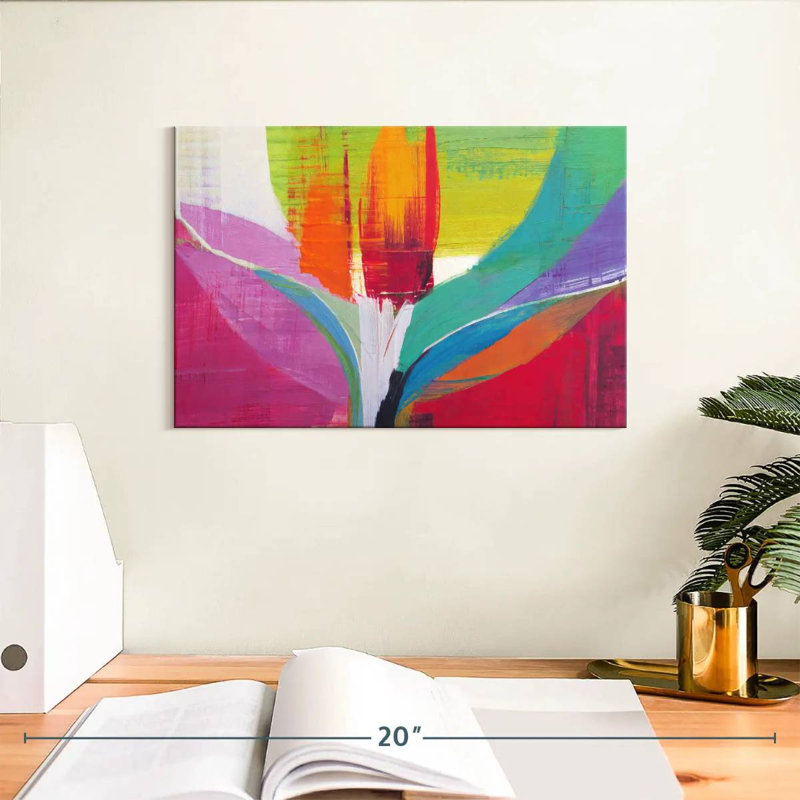Abstrait tulipe Avery, H 8 po x l 12 po