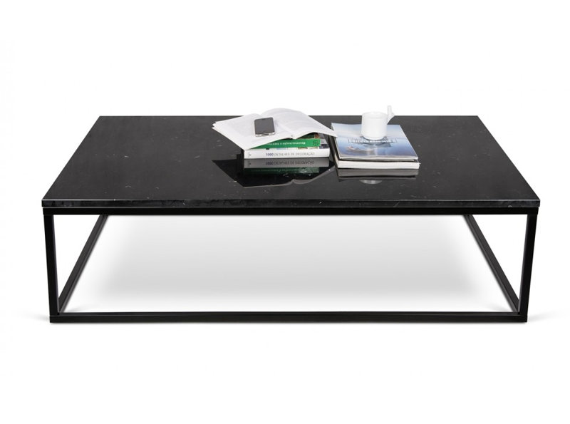 Frame Coffee Table, Black Steel