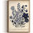 Blue Campanula Botanical Framed Wall Art