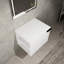 Lavabo de salle de bain 24 po pour espaces spacieux - Armoire moderne sans lavabo, chêne blanc américain, blanc composable, grands espaces de bain Splendor