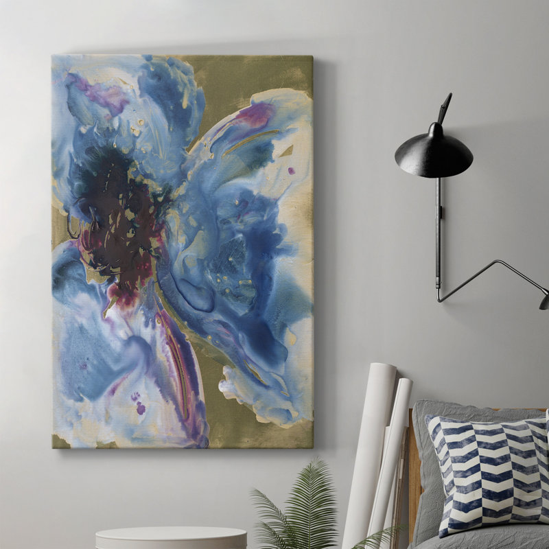 Beauté changeante II - peinture sur toile tendue, H 36 po x l 24 po x P 1 po