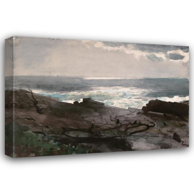 «Sunshine and Shadow, Prout's Neck» par Winslow Homer - Art mural sur toile tendue avec châssis