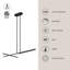 Luminaire suspendu linéaire moderne à 1 lumière pour îlot de cuisine Shift-88045423-88045422