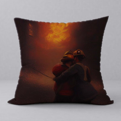 Abstract Throw Pillow