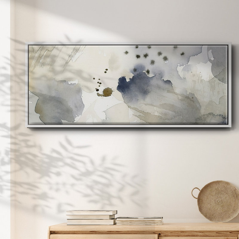 Bergamote séchée dans la brume II - toile encadrée, H 12 po x l 30 po