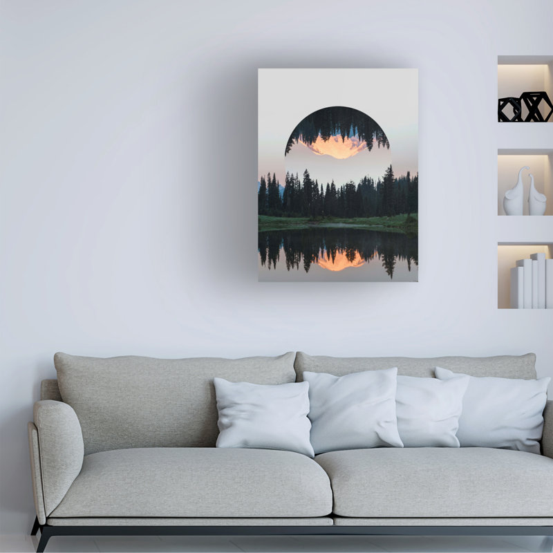 Bolognaise «Western Treetops I» sur, H 32 po x l 24 po