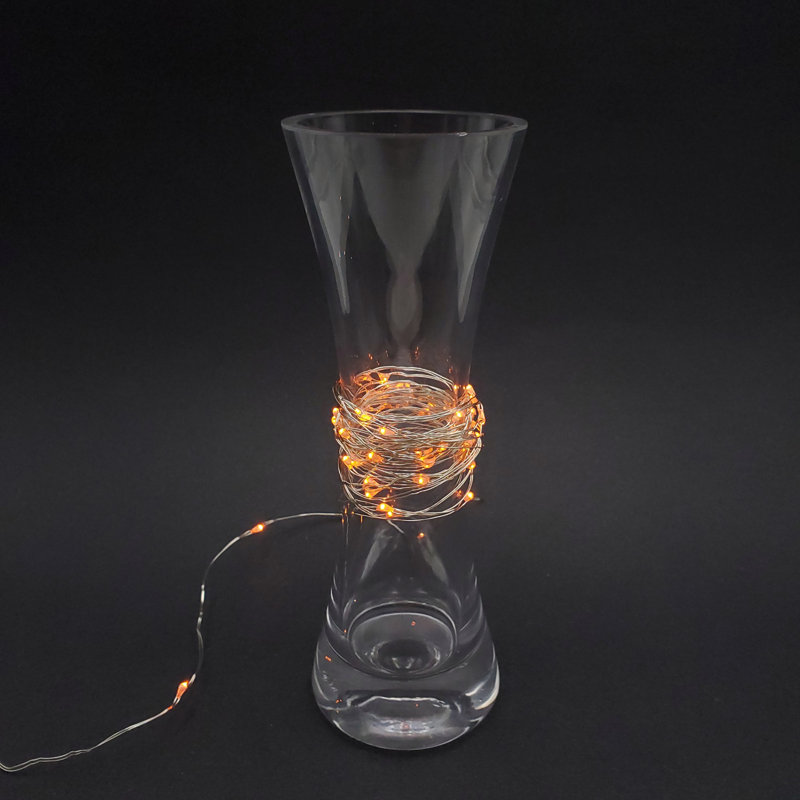 Phelps Battery Operated LED Fairy String Lights - 2 Piece, Orange