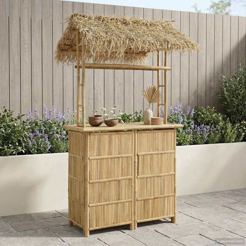 Rectangular Bamboo Outdoor , 115cm W 95cm D