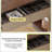 Makeup Vanity with Light mirror,2 drawers
