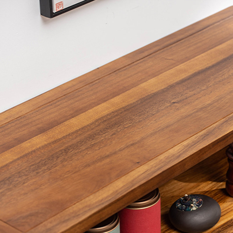 Console en bois de noyer massif