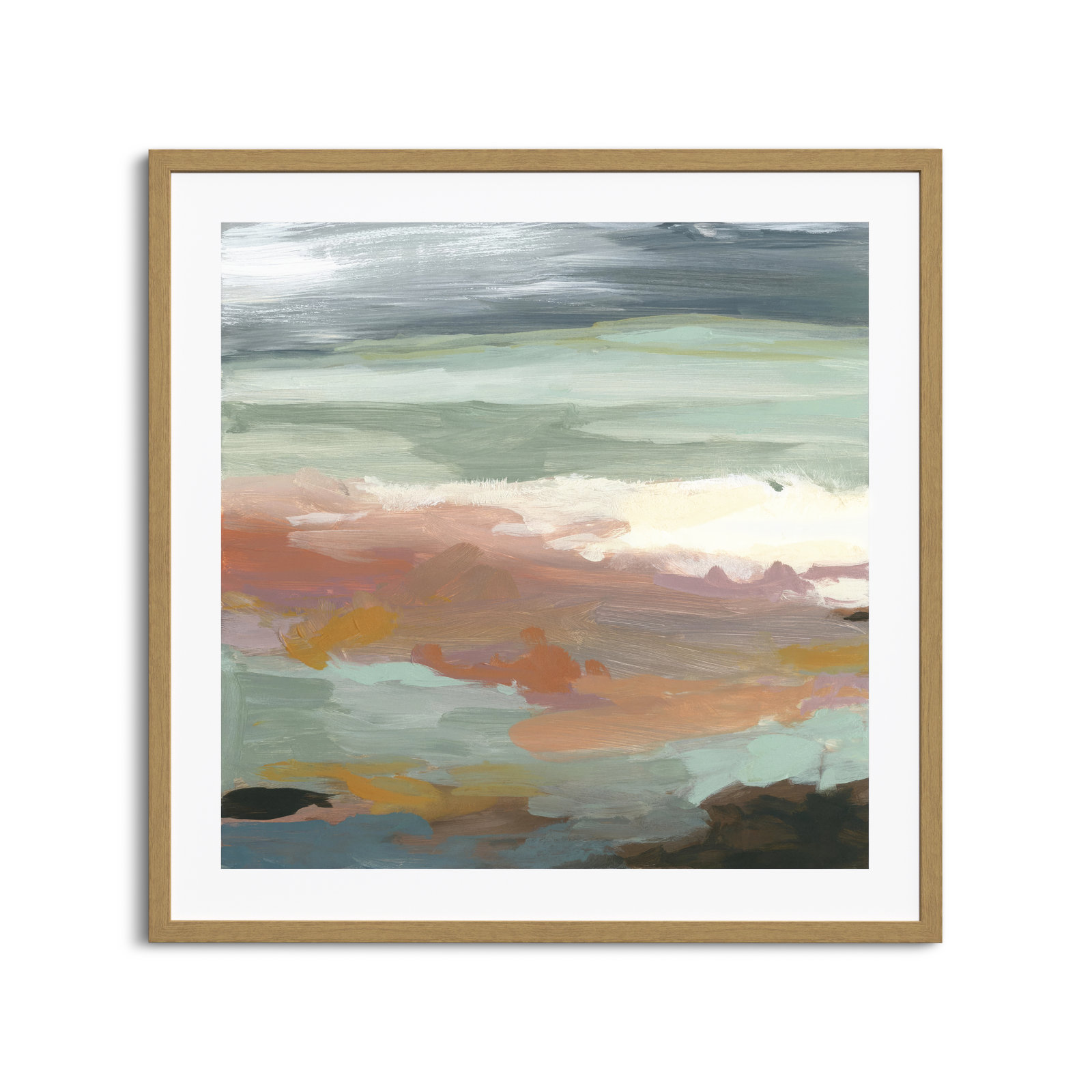 Picture Framed Paper, 28.75" H x 28.75" W, Gold