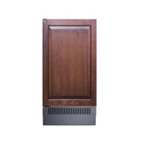 Summit Appliance 18" Wide Panel Ready (Panel Not Included) Clear Icemaker