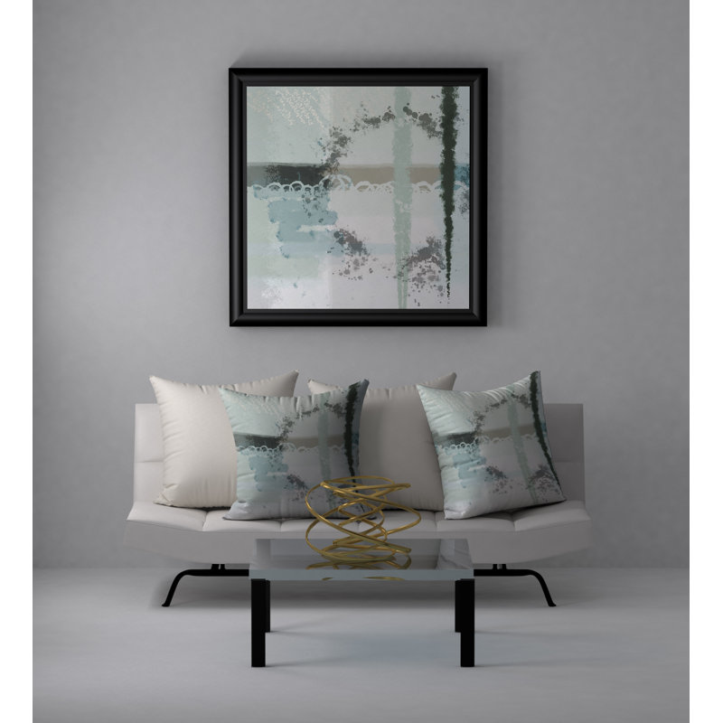 Housse de coussin décorative carrée Sizzling Wealth, 20 po X 20 po