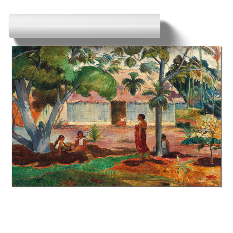 The Large Tree by Paul Gauguin - Frameless Print, 21cm H x 30cm W x 0.1cm D