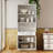 Mithusa 5 Shelves Kitchen Pantry Dining Cabinet With 2 Drawers