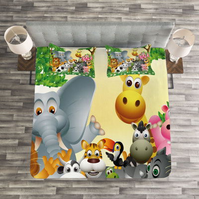 Flick Kids Bedspread Set with Cushion Cover