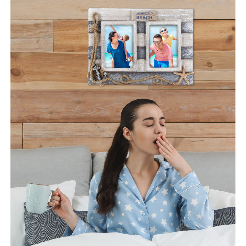 Lamasar White Silver Plated Picture Frame