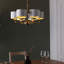 Landover 6 - Light Shaded Chandelier-69159323-69159322