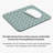 Abstract Flower Pattern V Patterns Modern Gaming Cute Office Laptop Desk Pad Gift Mat Square Rectangle Non-Slip Mousepad