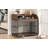 Versatile Heavy Duty Dog Crate with Lockable Wheels and Double Layer Storage