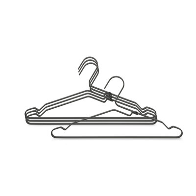 Brabantia Aluminum Clothes Hanger, Set of 4