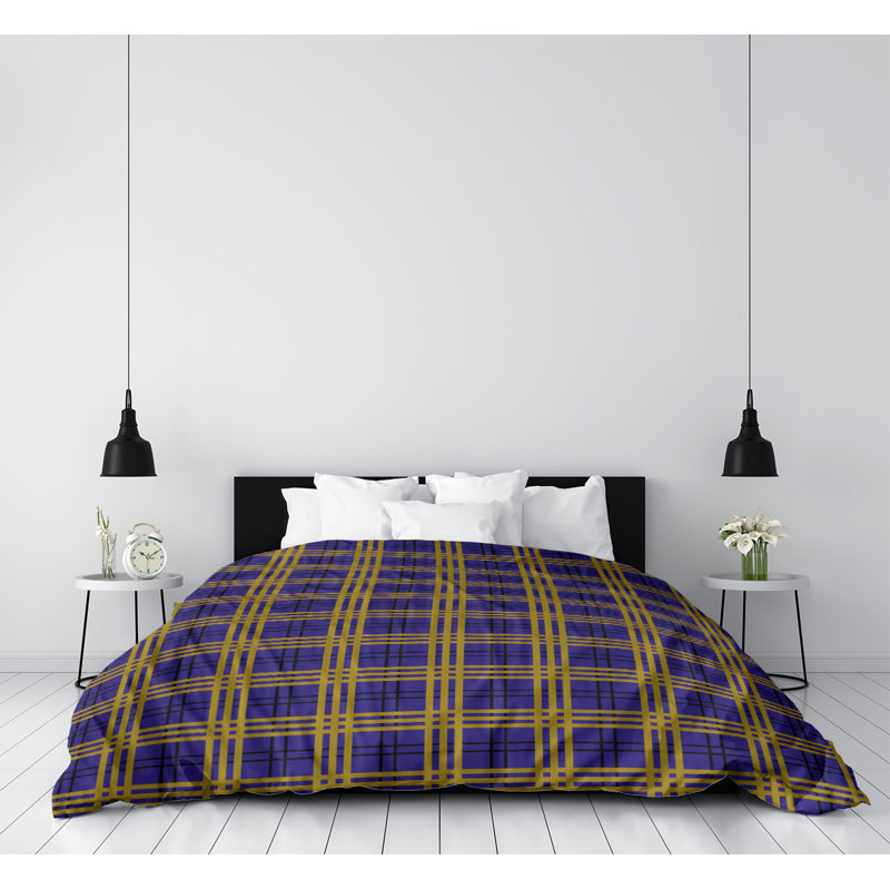 Housse de couette simple Baltimore football Luxury, Polyester brossé, Housse de couette pour très grand lit